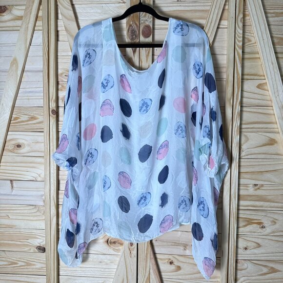 Extra Large Oversized, White, Lightweight, Top - Picture 4 of 11